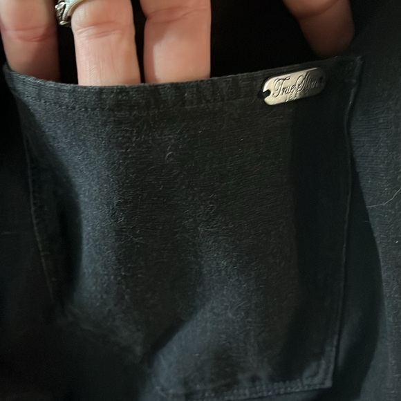 New with tags Jean leggings black size 10 dressy capris - Picture 7 of 10